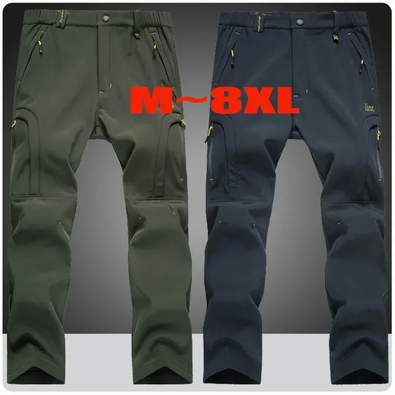 Ski Pants Waterproof - Celana panjang pria, ukuran besar 6XL