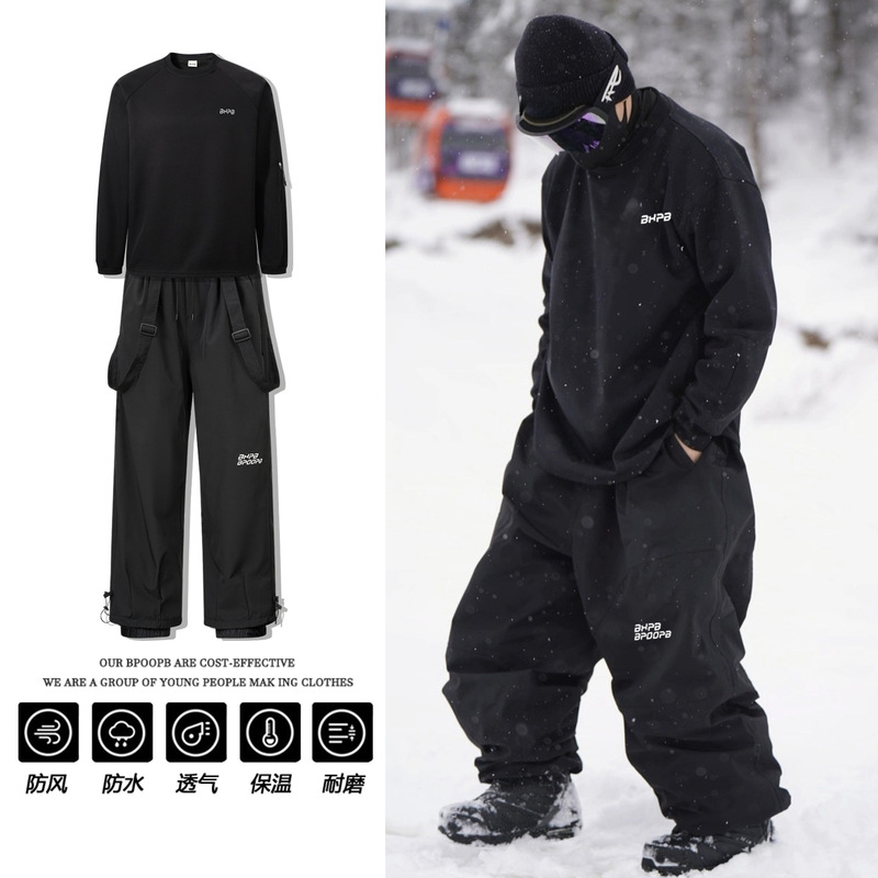 Ski Pants Waterproof - Celana ski berlapis bulu musim dingin