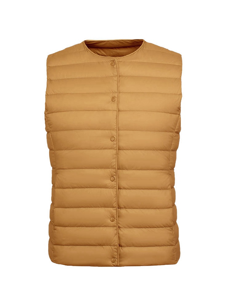 Down Vest Ultralight - NewBang 90% Kain Matt Rompi Hangat