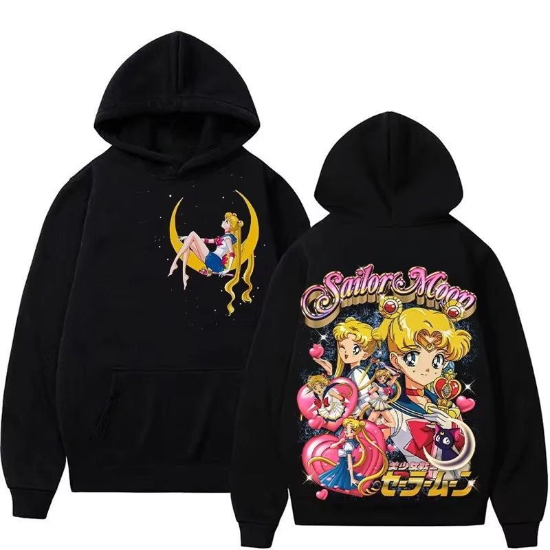Winter Clothing Anime - Hoodie Sailor Moon Anime Jepang Musim