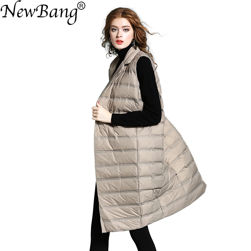 Down Vest Ultralight - NewBang Merek Wanita Panjang Rompi Ultra