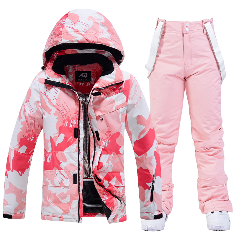 Ski Pants Waterproof - Fesyen, wanita, set setelan salju tahan