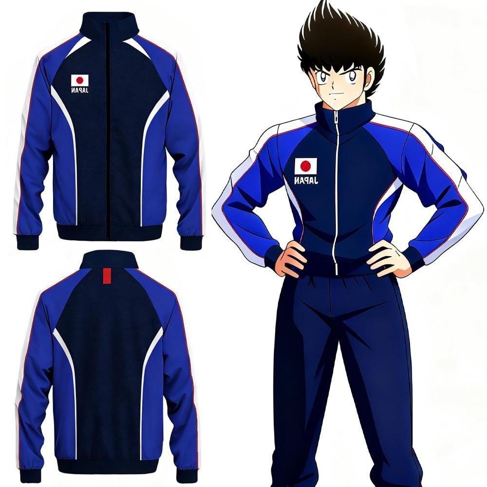 Winter Clothing Anime - Jaket Bendera Jepang Captain Tsubasa Anime