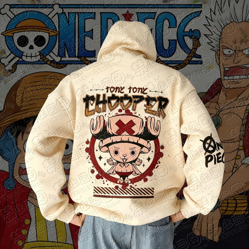 Winter Clothing Anime - Hoodie Pullover Anime One Piece Chopper