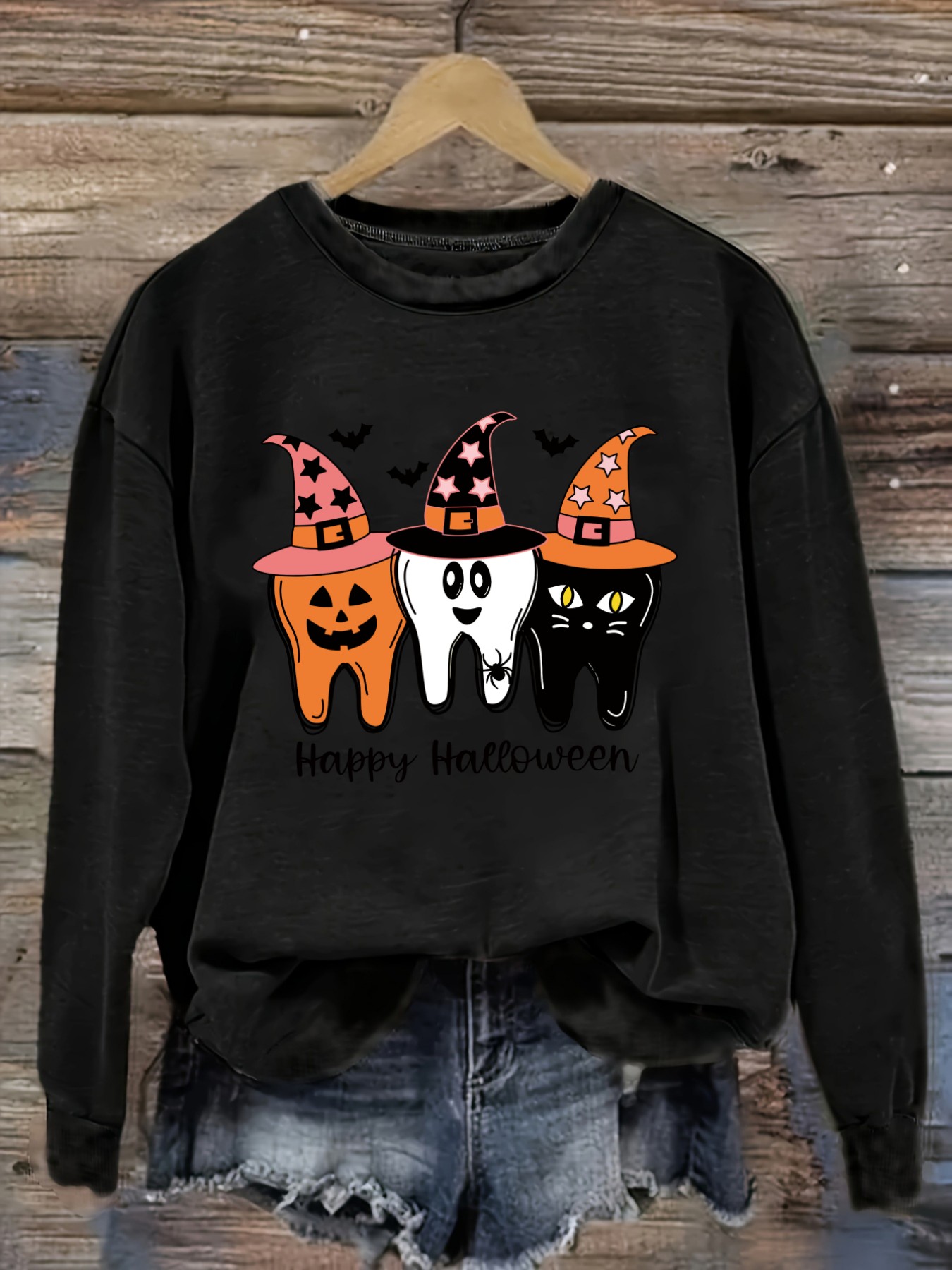 Winter Clothing Usa - Kaos Wanita Lengan Panjang Kasual dengan