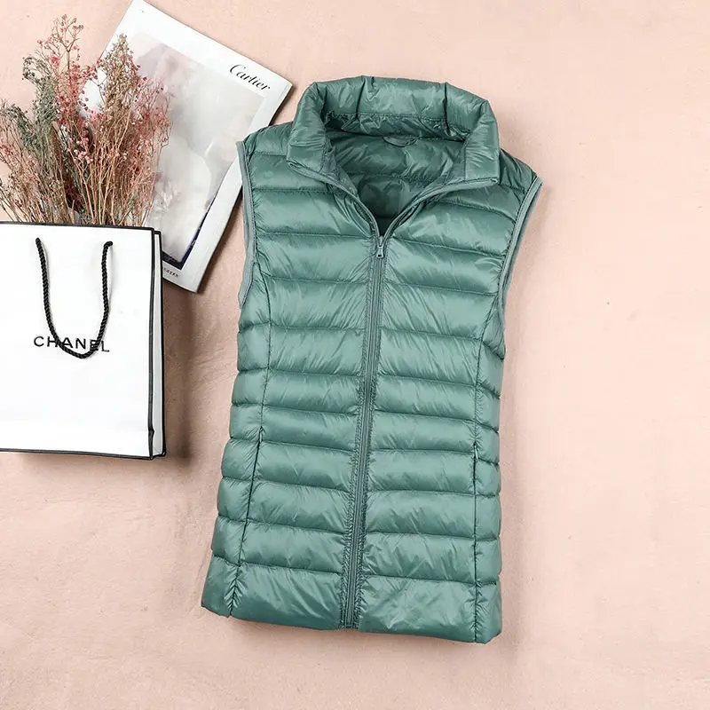 Down Vest Ultralight - 90% White Duck Dow Rompi Bulu