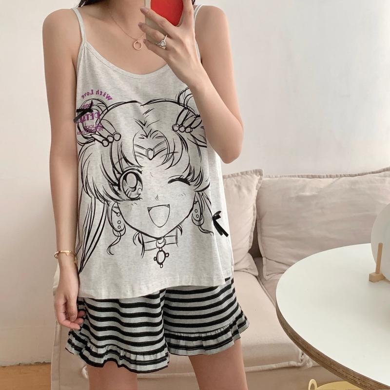 Winter Clothing Korean - Pakaian Wanita Ukuran Besar Piyama Sailor