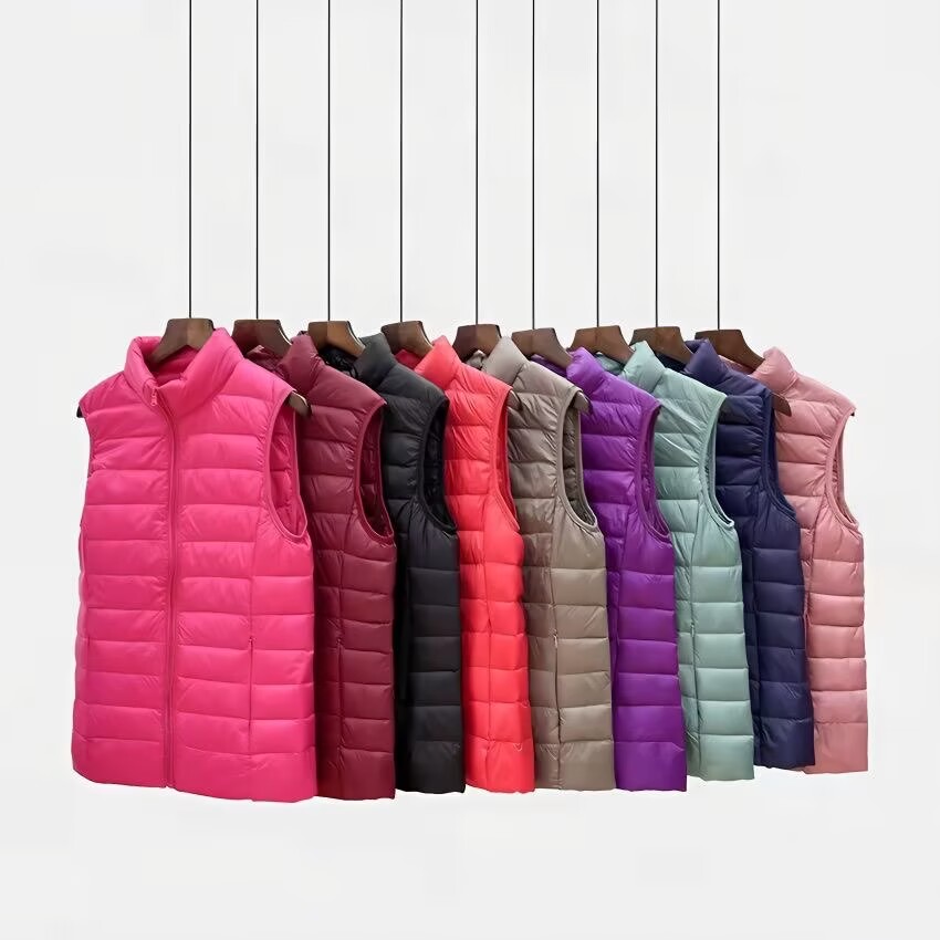 Down Vest Ultralight - Jaket Rompi Tanpa Lengan Wanita Mantel
