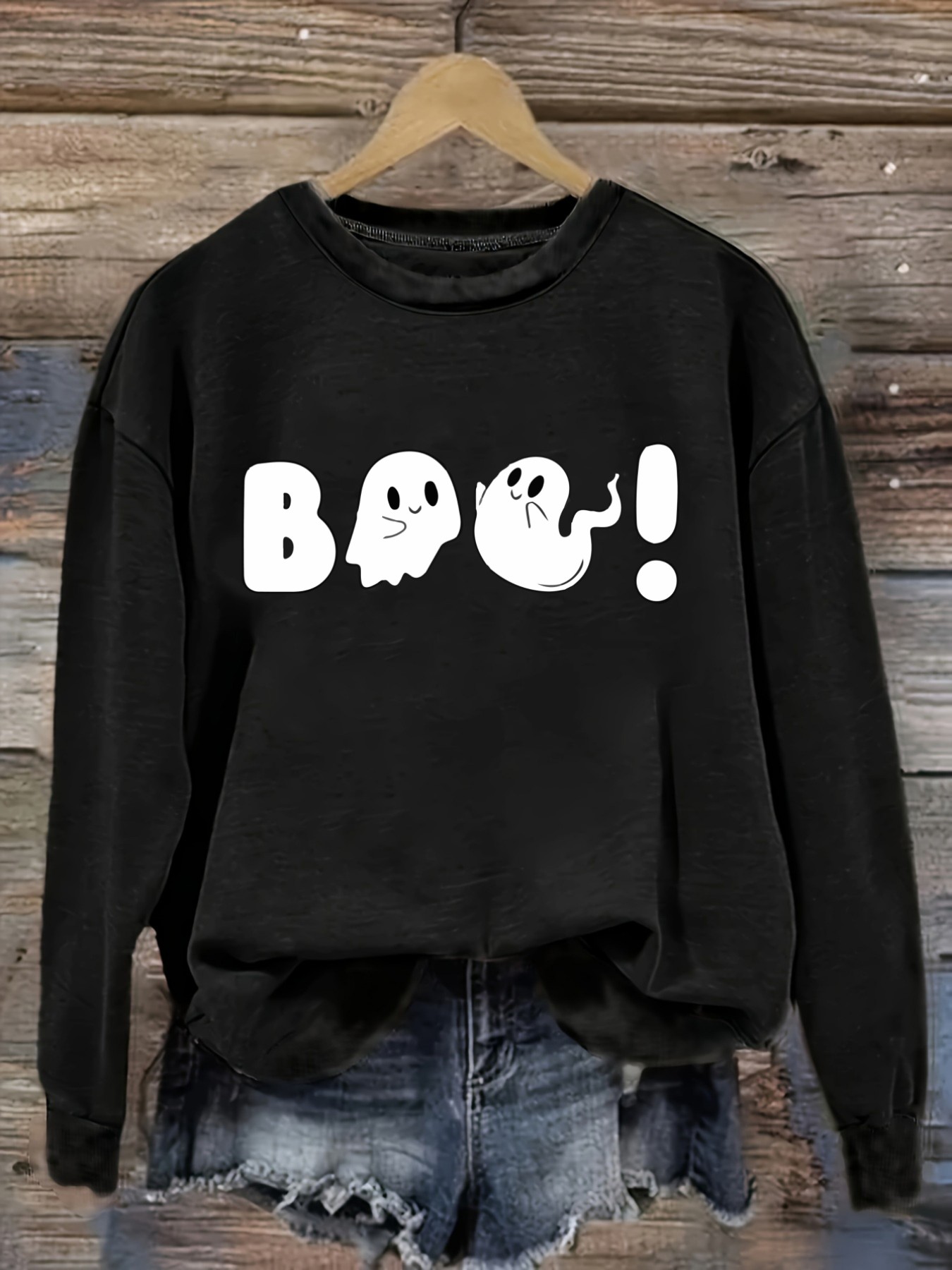 Winter Clothing Usa - Kaos Wanita Lengan Panjang Kasual dengan