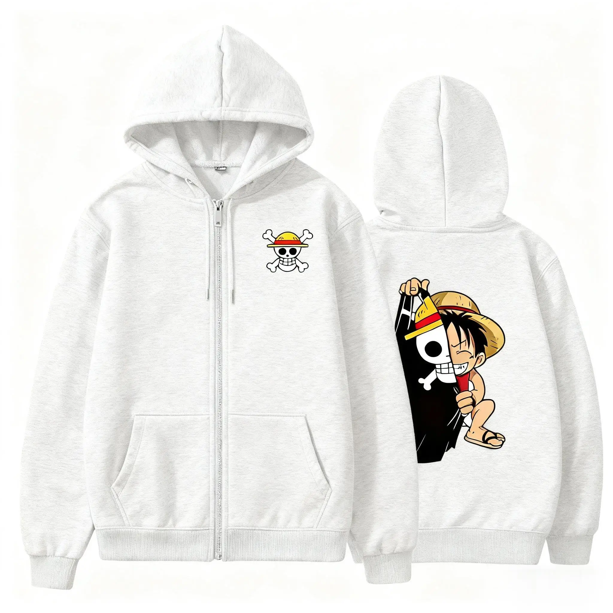 Sweater Hoodie Luffy Oversize  - Winter Clothing Anime ulasan dan harga