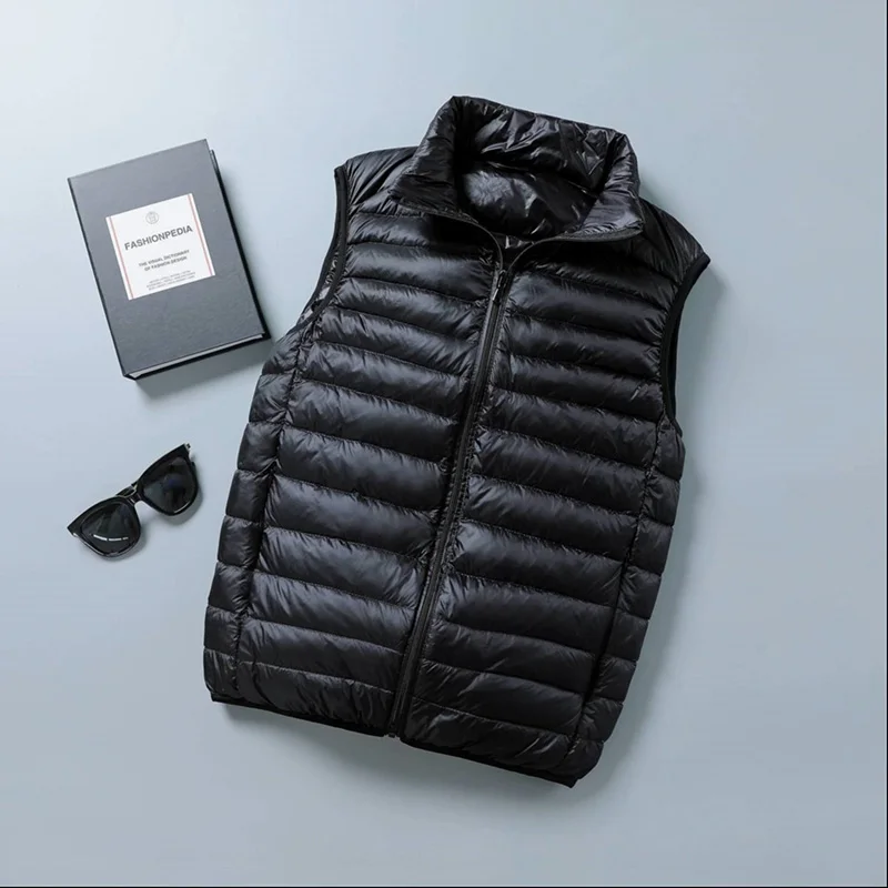 Rompi bebek pria, mantel tanpa - Down Vest Ultralight ulasan dan harga