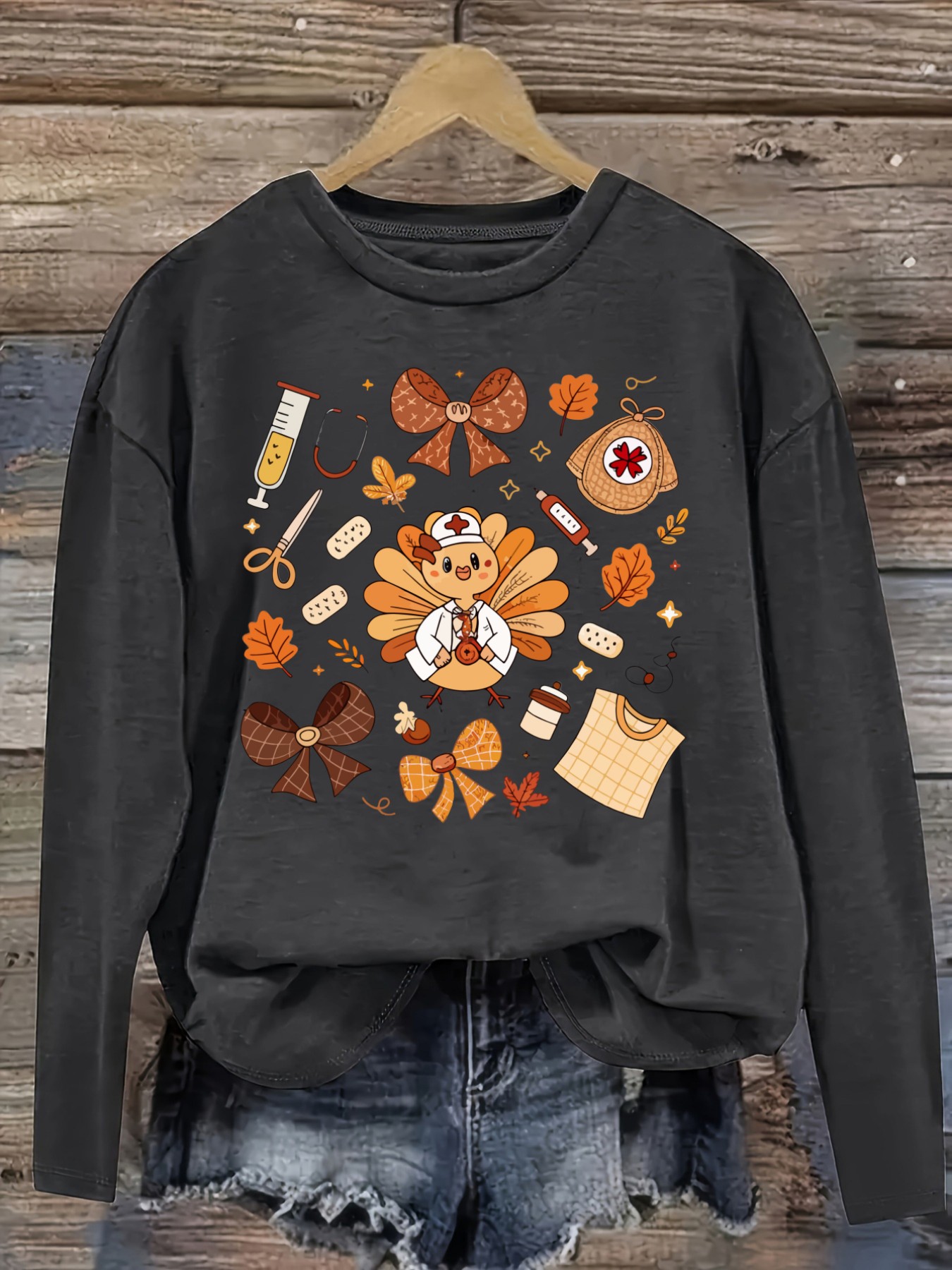 Kaos Wanita Lengan Panjang Kas - Winter Clothing Usa ulasan dan harga