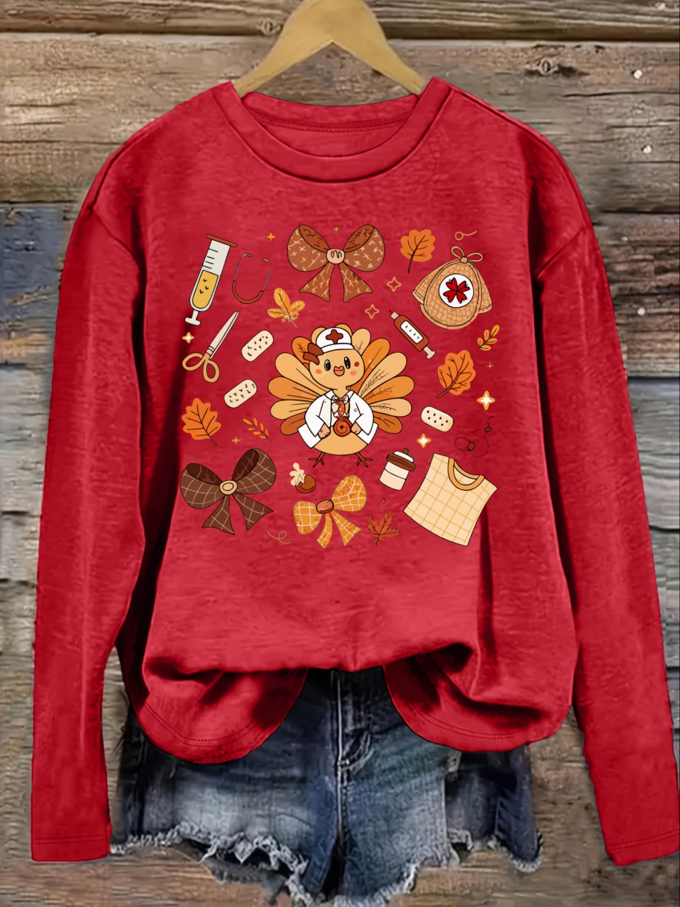 Kaos Wanita Lengan Panjang Kas - Winter Clothing Usa ulasan dan harga