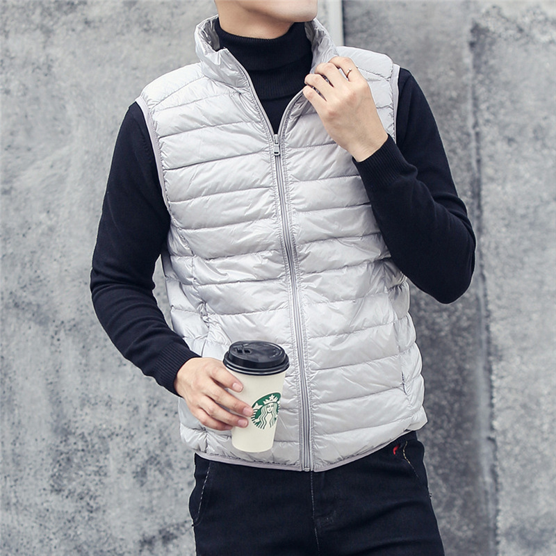 Jaket Puffer tanpa lengan pria - Down Vest Ultralight ulasan dan harga
