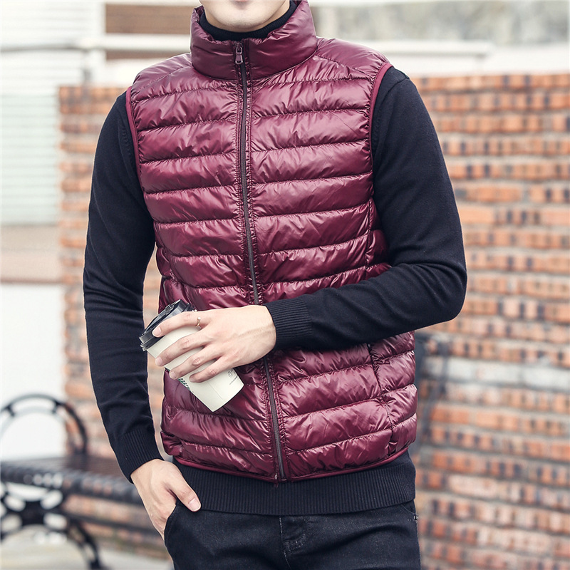 Jaket Puffer tanpa lengan pria - Down Vest Ultralight ulasan dan harga