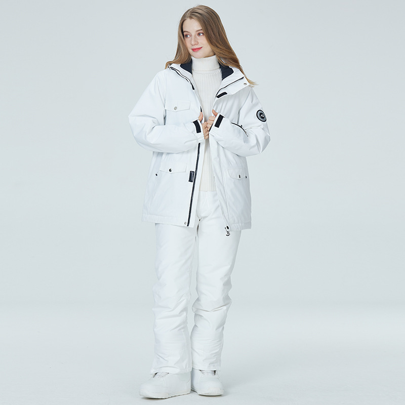 Setelan Ski putih murni 10K un - Ski Pants Waterproof ulasan dan harga
