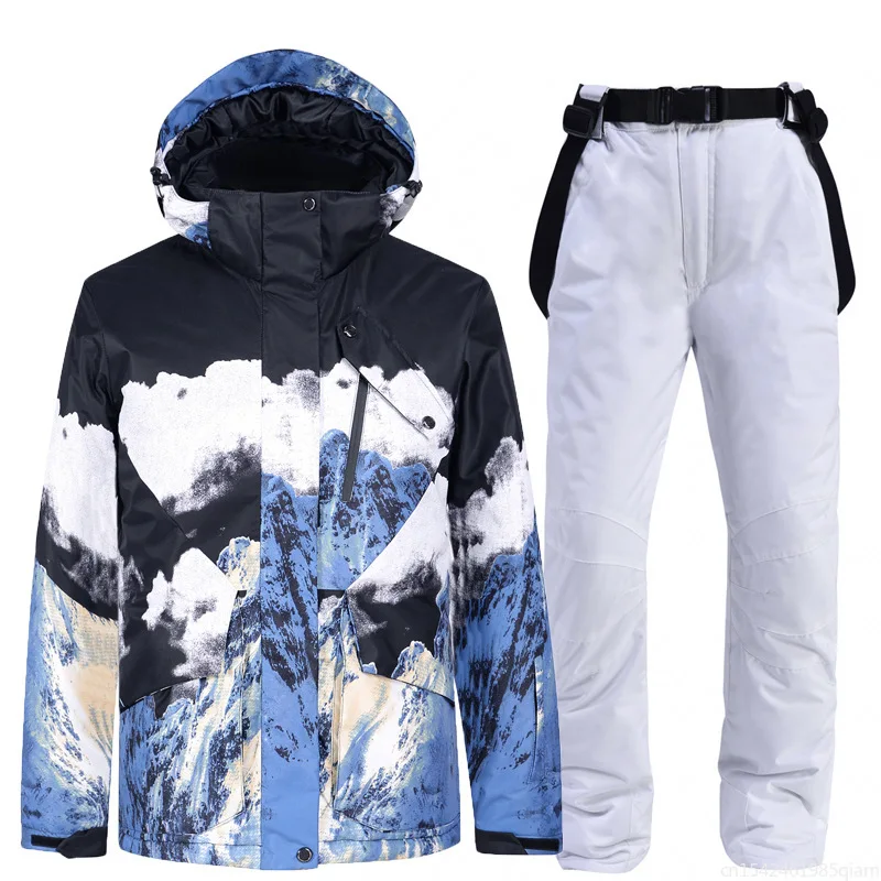 -30 set pakaian Ski pria + cel - Ski Pants Waterproof ulasan dan harga