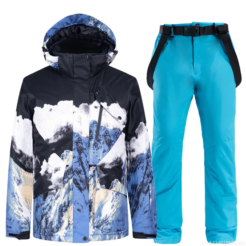 -30 set pakaian Ski pria + cel - Ski Pants Waterproof ulasan dan harga