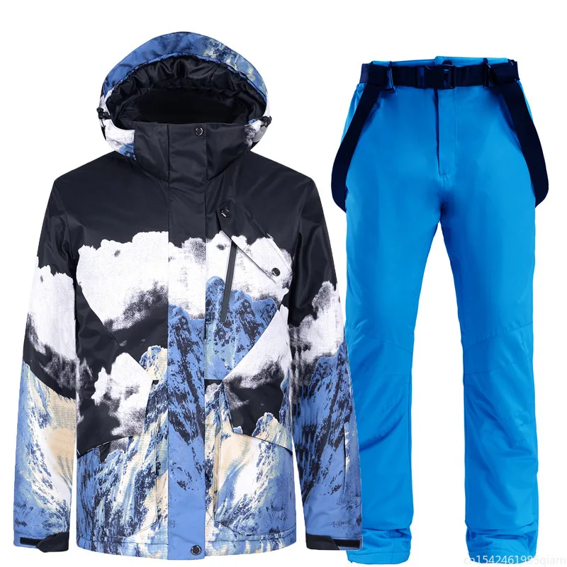 -30 set pakaian Ski pria + cel - Ski Pants Waterproof ulasan dan harga