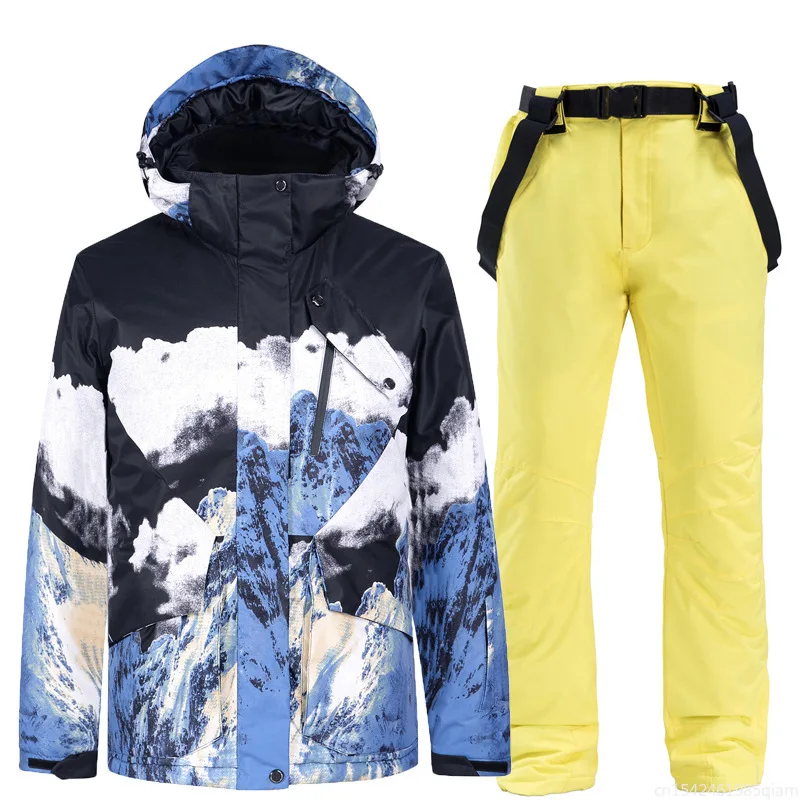 -30 set pakaian Ski pria + cel - Ski Pants Waterproof ulasan dan harga