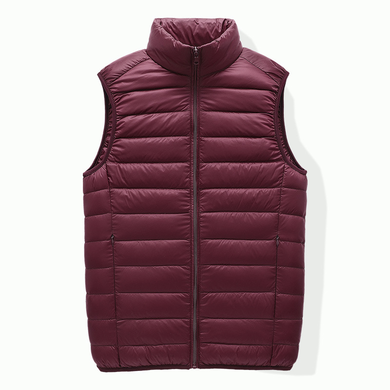 Jaket Puffer tanpa lengan pria - Down Vest Ultralight ulasan dan harga