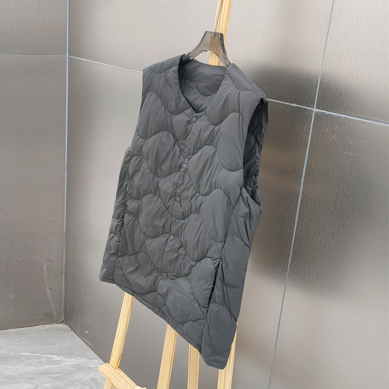 Jaket Rompi Bulu Angsa Putih U - Down Vest Ultralight ulasan dan harga