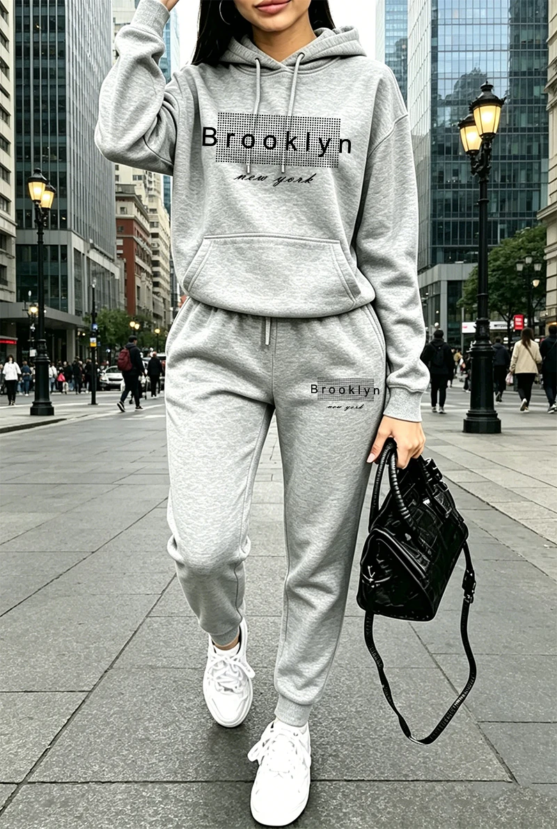 Setelan Olahraga Wanita, Hoodi - Winter Clothing Usa ulasan dan harga