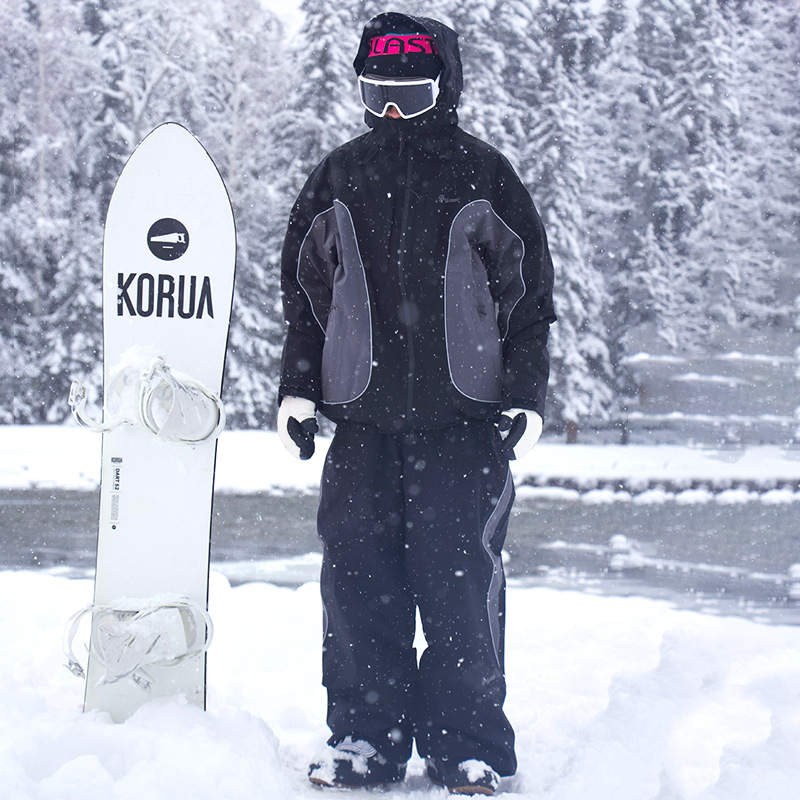 Setelan Ski Berkerudung Karet  - Ski Pants Waterproof ulasan dan harga