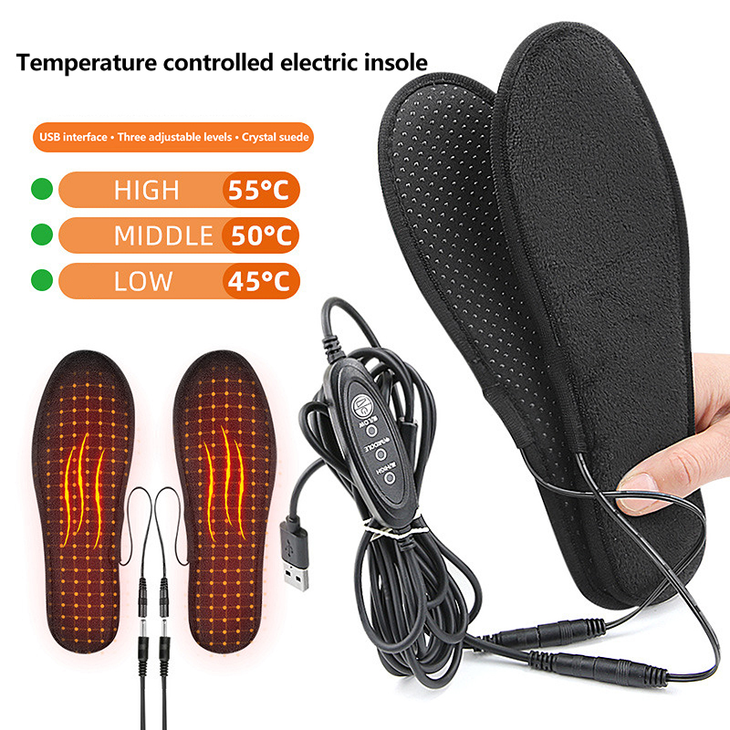 Sol dalam sepatu pemanas elekt - Heated Insole Rechargeable ulasan dan harga