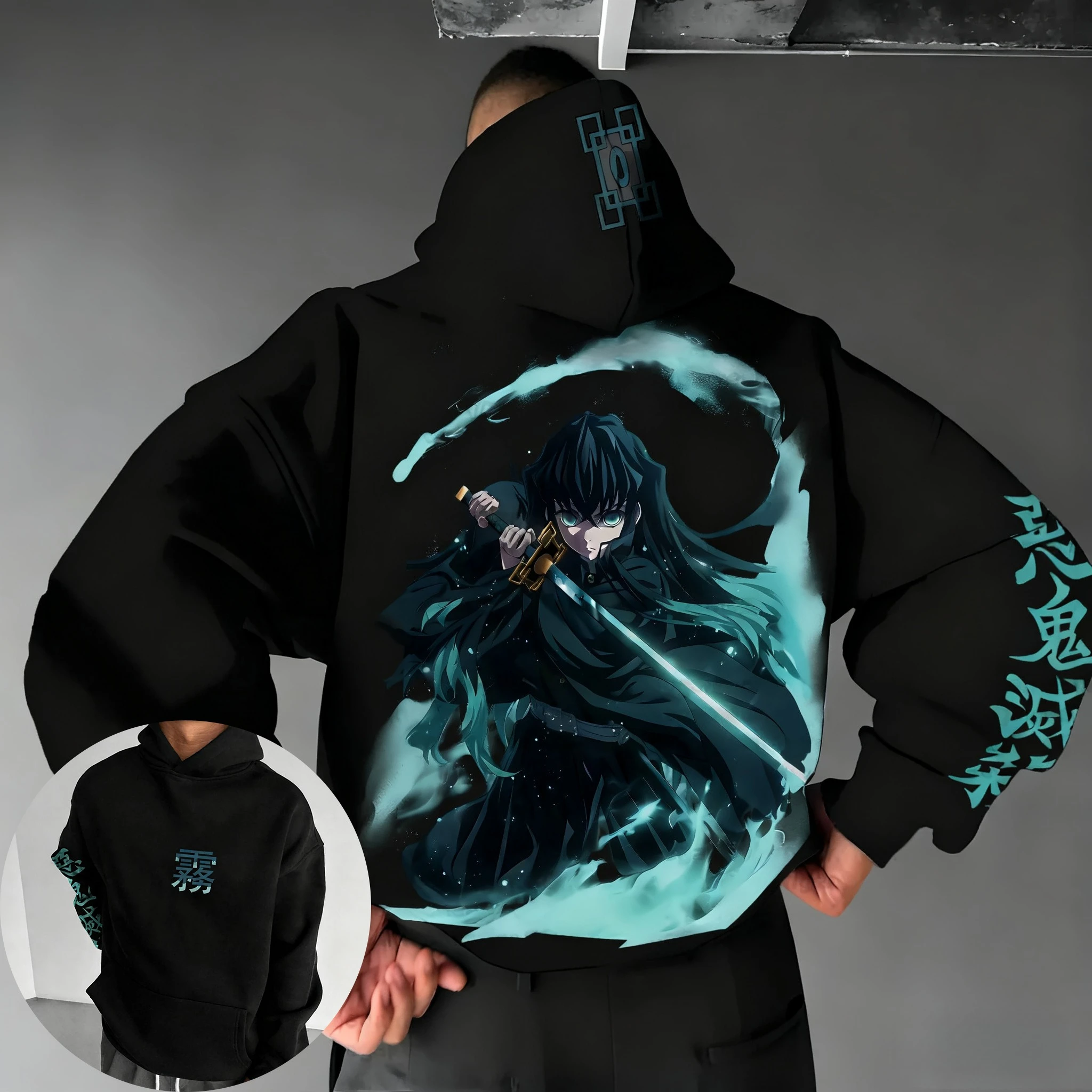 Hoodie Anime Demon Slayer Musi - Winter Clothing Anime ulasan dan harga