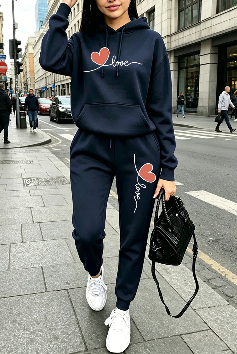 Setelan Olahraga Wanita Motif  - Winter Clothing Usa ulasan dan harga