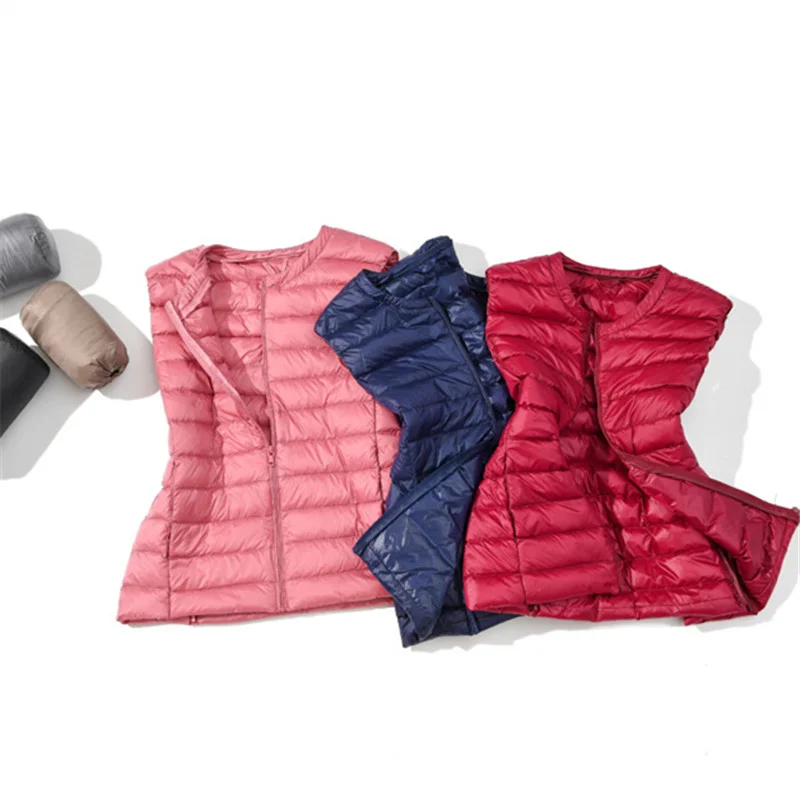 Mantel Rompi Kasual Leher-o Wa - Down Vest Ultralight ulasan dan harga