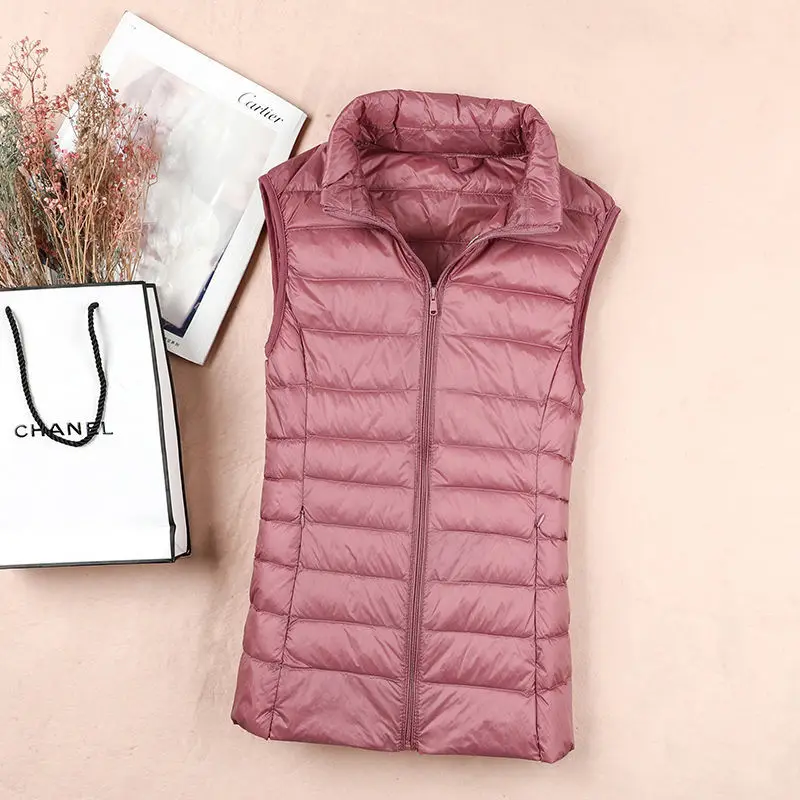 90% White Duck Dow Rompi Bulu  - Down Vest Ultralight ulasan dan harga