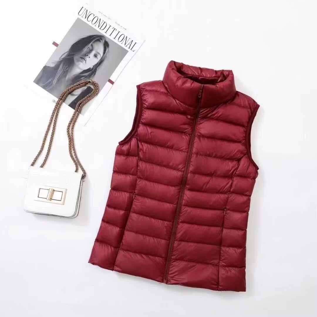 Jaket Rompi Tanpa Lengan Wanit - Down Vest Ultralight ulasan dan harga