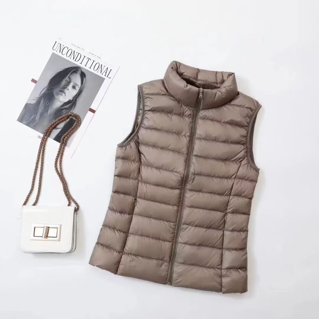 Jaket Rompi Tanpa Lengan Wanit - Down Vest Ultralight ulasan dan harga