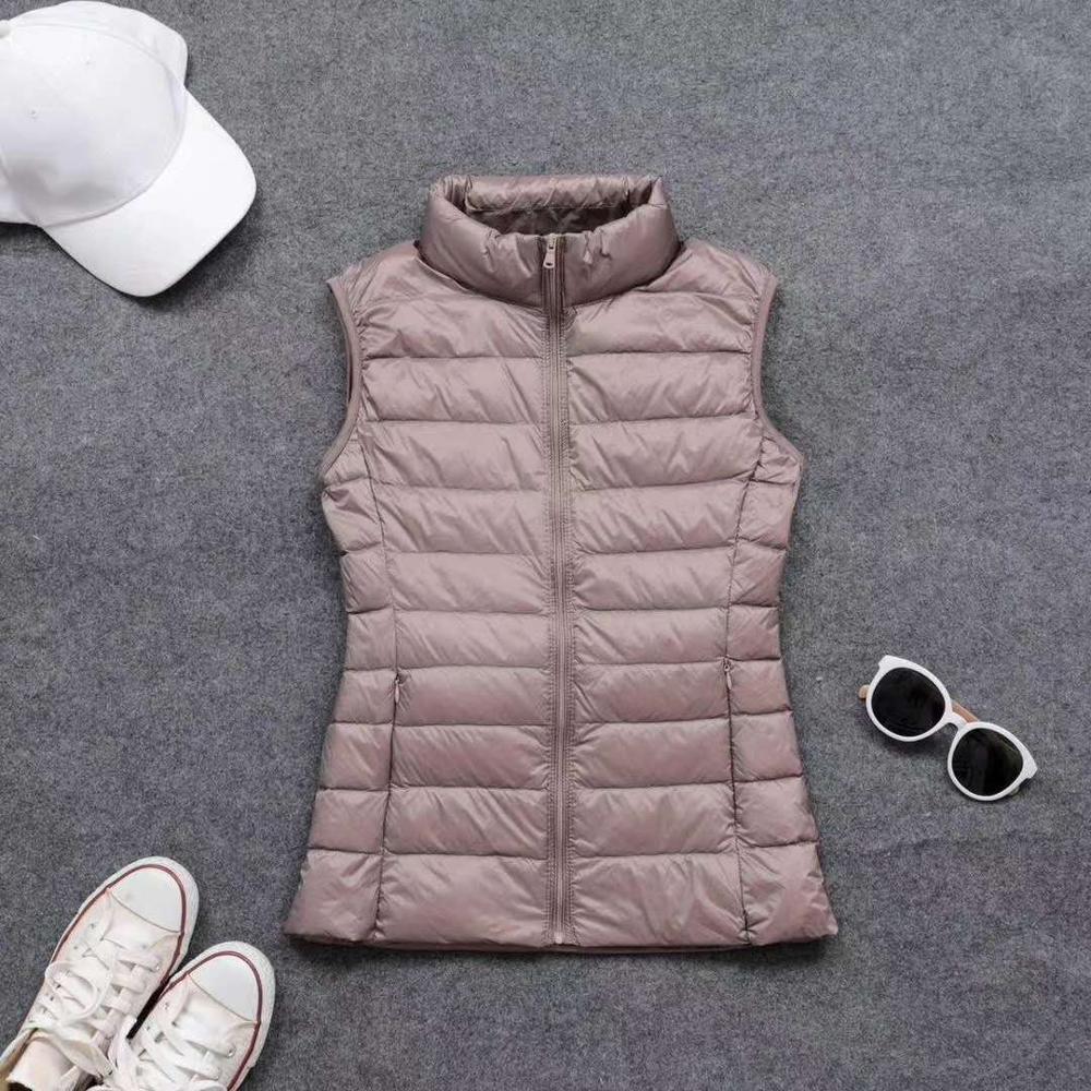 Musim Semi Musim Gugur Wanita  - Down Vest Ultralight ulasan dan harga